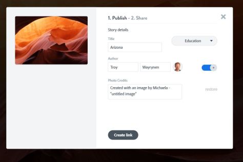 webpage turn in link example
